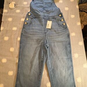 Sonoma Women's Denim Blue Jeans Overalls
